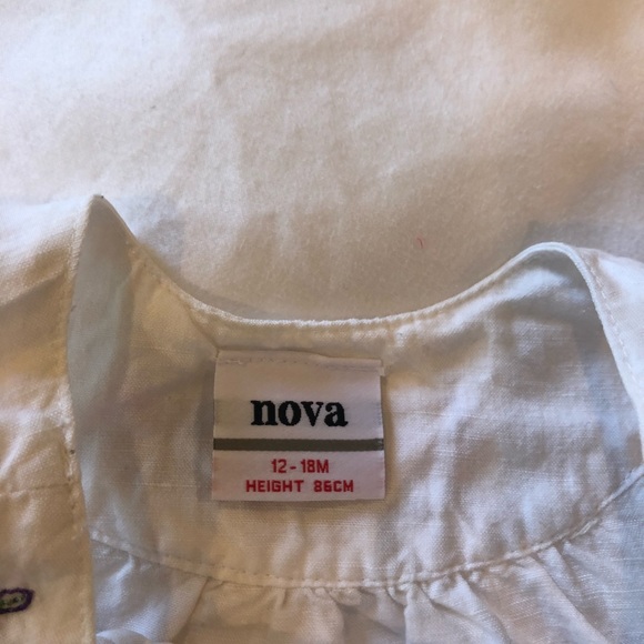 🍼 Embroidered cute dress 💯 cotton - Picture 4 of 6